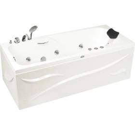 Resim Santa Fe Jakuzi 160x70, H55 Rest Hidromasaj Sistemli Küvet (Gövde + Metal Ayak + Ön-yan Panel) 