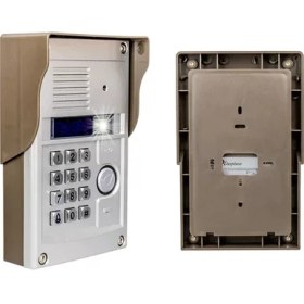 Resim Motto Ticaret Powermaster 773TP 1 Daire 7'' Nfc - Parmak Izi Girişli Görüntülü Diafon Kapı Zili Interkom Ak 