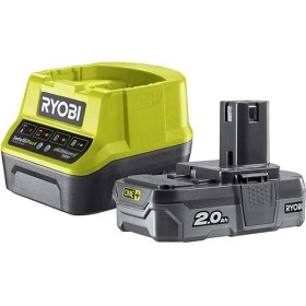 Resim Ryobi RC18120120 18VOLT / 2,0 Ah Li-Ion Yedek Akü ve Akü Şarj Cihazı 