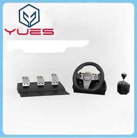 Resim YUES V270 Direksiyon Seti 270° Vitesli Oyun Direksiyonu, PS4 PS3 Xbox X|S/One • Switch • PC Uyumlu 