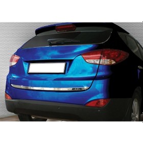Resim Hyundai İx35 Formlu Krom Bagaj Alt Çıta 2010 - 2015 Paslanmaz Çel 