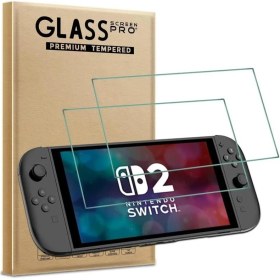 Resim Nintendo Switch 2 Temperli Cam Ekran Koruyucu 2li Paket (Nintendo Switch 2) 