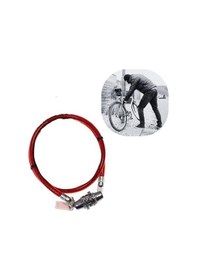 Resim Şifreli Pratik Ve Sağlam Bisiklet Kilidi Siyah 