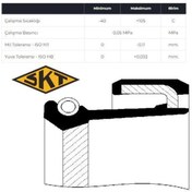 Resim ÖLMEZ OTO YEDEK PARÇA Şanzıman Ön Keçesi Renault 12 Toros Ölçü:17x28x7x13 