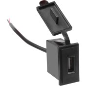 Resim Xiaoai Yfcaiheng Araba Kablosu Adaptörü Mini USB Şarj Soketi 2.4A 12 V Motosiklet Oto Kamyon Atv Tekne Araba Rv Otobüs Güç Adaptörü Çıkışı (Yurt Dışından) 