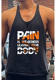 Resim Weakness Gym Fitness Tank Top Sporcu Atleti 