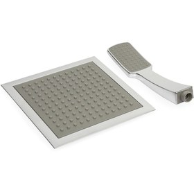 Resim FAUMIX Quadro Banyo Tepe Duş Başlığı Başlık (İKİLİ SET) 