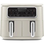 Resim Karaca Air Pro Cook Duo Ev Yemeği Xxxl 4+4 Litre Airfryer Starlight 8 Kişilik 