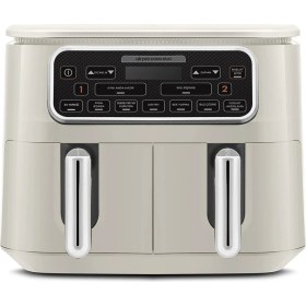 Resim Karaca Air Pro Cook Duo Ev Yemeği Xxxl 4+4 Litre Airfryer Starlight 8 Kişilik 