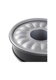 Resim Tantitoni Sılver Tabanlı Kelepçeli Tüplü Kek Kalıbı 24cm Gri 