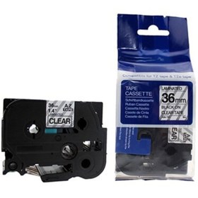 Resim photo print Brother P-touch Muadili Şeffaf Etiket 36 Mm Tze-tape Aze161 