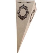 Resim Karton Külah Şeker,lokum,kına Kutusu 25 Li Paket 