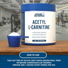 Resim Applied Nutrition Acetyl L-Carnitine 200 servis 