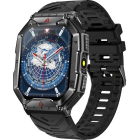 Resim ZCWATCH V0623 Outdoor Military Bt Call, Pusula, Spor Sağlık, 1 ATM Profesyonel Akıllı Saat 