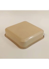 Resim Emaye Kare Fırın Tepsisi Bej Bej 