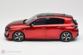 Resim 1:18 OTTO 2022 Peugeot 308 GT Red 