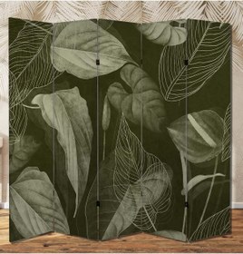 Resim dbsanat Doğa Temalı Özel Tasarım Paravan Room Divider 180 x 200 cm 