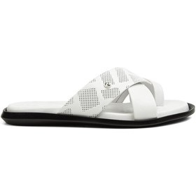 Resim Pierre Cardin ® | PC-7120 - 2162 Beyaz - Erkek Terlik 
