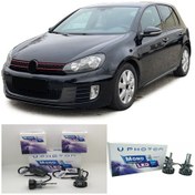 Resim Vw Golf 6 2009-2012 Mk6 Photon Mono Kısa Far H7 Led Zenon 