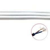 Resim ekiLamp Dekoratif Örgülü Beyaz Renkli 2x0,50mm Sargı Kablo (5 Metre) 
