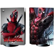 Resim cosy home gift Marvel Deadpool Playstation 5 Standart Disk Edition Sticker Kaplama Seti 