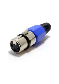 Resim 10 Adet 3 Pin Xlr Dişi Mikrofon Konnektörü - Jak - Lehim Tipi 