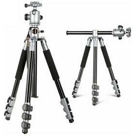 Resim Ht-t03 Çok Fonksiyonlu 360 Crossbar Tripod Profesyonel Yatak Dikey Panaromik Başlı Tripod Makro Hassas 160 Cm 