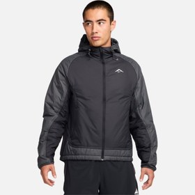 Resim Nike Trail PrimaLoft® Thermoplume Therma-Fit Running Full-Zip Hoodie Erkek Ceket 