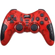 Resim Winex Mobile Winex 7in1 PC/PS2/PS2/PS3/PC360/TV/TVBOX/Android Cihazlar ile Uyumlu Kablosuz Gamepad Kırmızı 