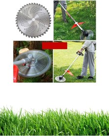 Resim wüber Pro Zincirli Tırpan Canavar Başlık Benzinli Tırpan 40 diş Bıçak Elmas Testere 2li Set 