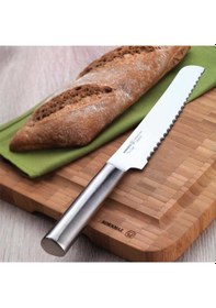 Resim Korkmaz A501-06 Pro Chef Ekmek Bıçağı 20 CM - 2.5 MM Gümüş 