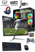 Resim IZOLY İZOLY T13 X RYZEN 5 5500 16GB 512GB M.2 NVME GTX 1660 SUPER 6GB 24"100Hz Oyuncu Masaüstü Bilgisayarı 