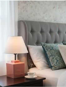 Resim Dekoratif Küp Formlu Seramik Abajur Abj0014 