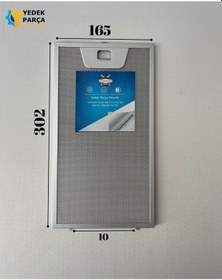 Resim Siemens Uyumlu Lc98ka671 Aspiratör Davlumbaz Metal Yağ Filtresi 