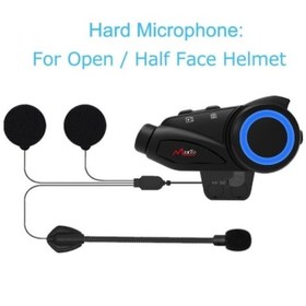 Resim Maxto M3 Motosiklet Bluetooth Kask İnterkom Soft Mic 
