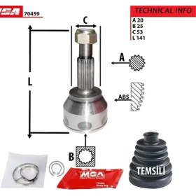 Resim MGA 70459 Dis Aks Kafasi 2S613A327AB 