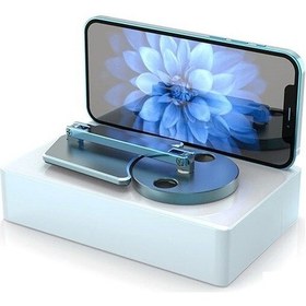 Resim Apple Uyumlu iPhone 12 13 Pro Max Magsafe Katlanır Dönebilen Şarj Cihazı Stand 