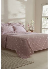 Resim Karaca Home Amour %100 Pamuk Çift Kişilik Pike Takımı Pembe Pembe 