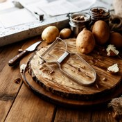 Resim 1 adet Paslanmaz Çelik Soyucu - Düz Kenarlı, Şık Minimalist Tasarım, Meyve ve Sebzeleri Soymanın Temel Mutfak Aracı, Mutfak Soyucu Aracı | Ergonomik Kolu | Dayanıklı Mutfak Aracı 