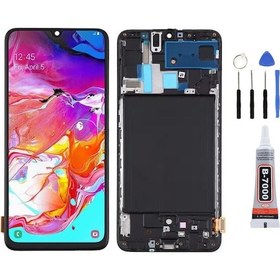 Resim Samsung A70 A705f Çıtalı Uyumlu Ekran Lcd Dokunmatik Tamir Seti Ve Yapıştırıcı Yanında Yedcom 
