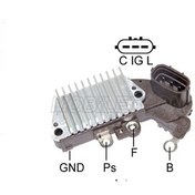 Resim 12v Alternatör Konjektör Nıppon Denso Tipi 3 Fiş Oval Soket c 