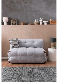 Resim Good Night Megano Yeni Nesil 140 Cm Uzanma Tv Koltuğu & Misafir Yatağı Açık Gri 