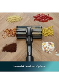 Resim Philips Aqua Trio 9000 Serisi XW9383/01 3'ü 1 Arada Dikey Şarjlı Süpürge 