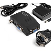 Resim Boblov Bnc - VGA Video Dönüştürücü Bileşik S-Video Girişi - Pc VGA Çıkışı Adaptörü Bnc Input To VGA Output 