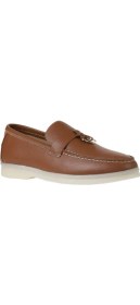 Resim Bueno Shoes Taba Flotter Deri Kadın Loafer 05WS101 