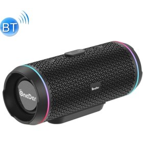 Resim Yue Store Oneder V10 Tws Renkli Çift LED Işık Bluetooth 5.0 Hoparlör (Black) (Yurt Dışından) 