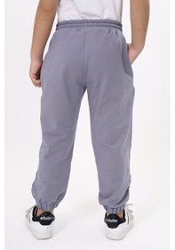 Resim Toontoy Kids Toontoy Erkek Çocuk Baskılı Beli Paçası Lastikli Cepli Basic Jogger Eşofman Altı - 2 İplik Koyu Gri 