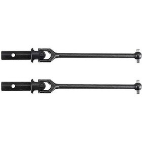 Resim 1/8 Zd Racing 08421 08427 9020 9116 Rc Araba Yükseltme Parçaları Siyah İçin 2 Adet Metal Tahrik Mili 130mm 8015 