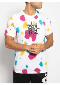 Resim Nike M Nsw Festival Aop Erkek Beyaz Günlük Stil T-shirt Beyaz 