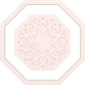 Resim Motifpiyer Tavan Lamba Göbeği 52-Sekizgen-Dış Çıtalı 